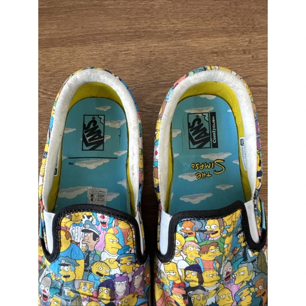 Vans X The Simpsons People Of Springfield Comfycush Slip On Men's 7.5 Women 9